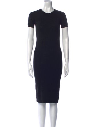 Hatch Crew Neck Knee-Length Dress
