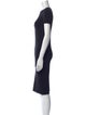 Hatch Crew Neck Knee-Length Dress