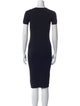 Hatch Crew Neck Knee-Length Dress