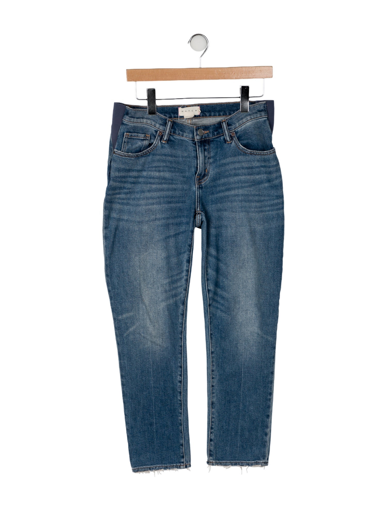 Hatch Mid-Rise Straight Leg Jeans