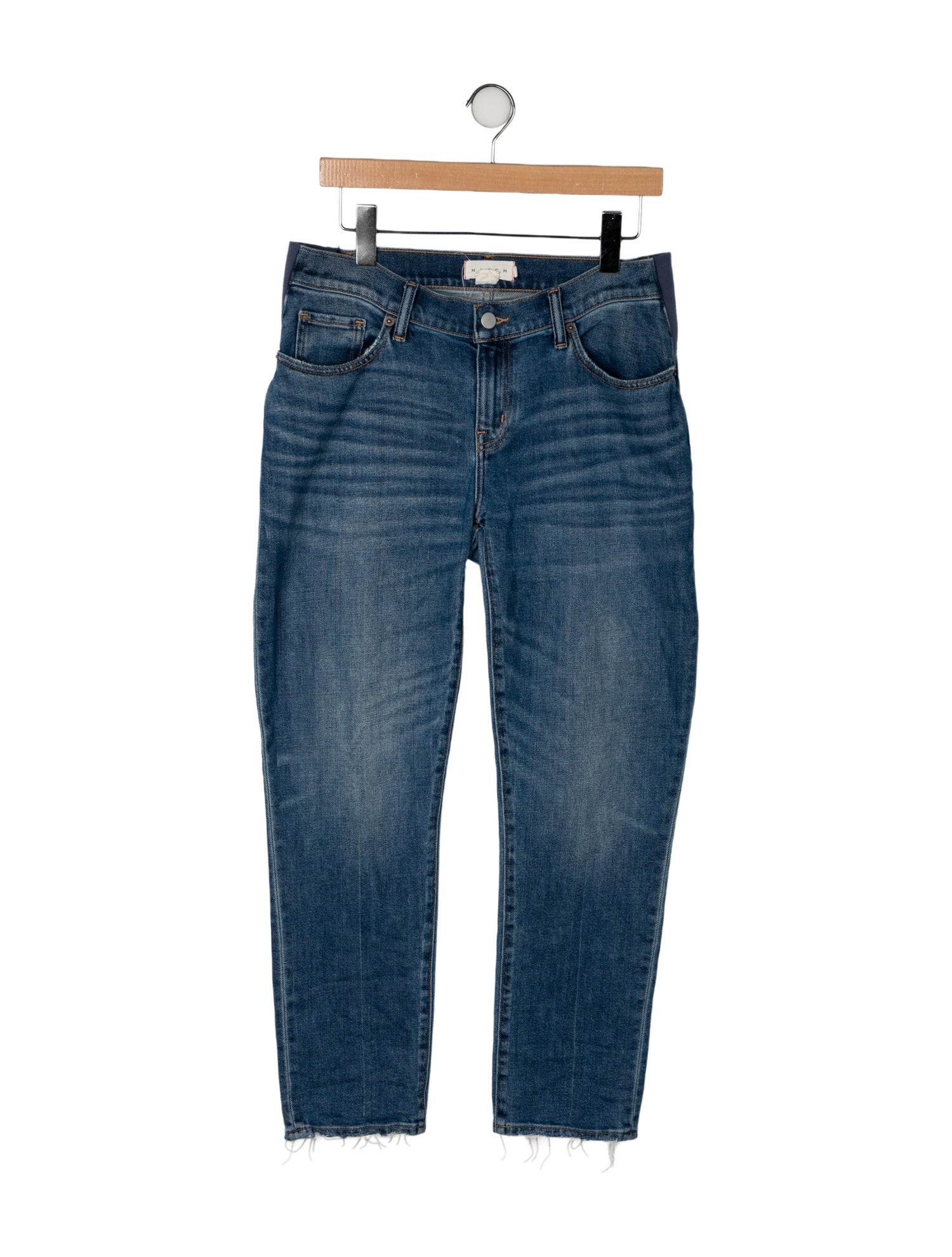Hatch Mid-Rise Straight Leg Jeans