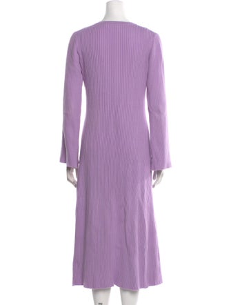 Hatch V-Neck Midi Length Dress