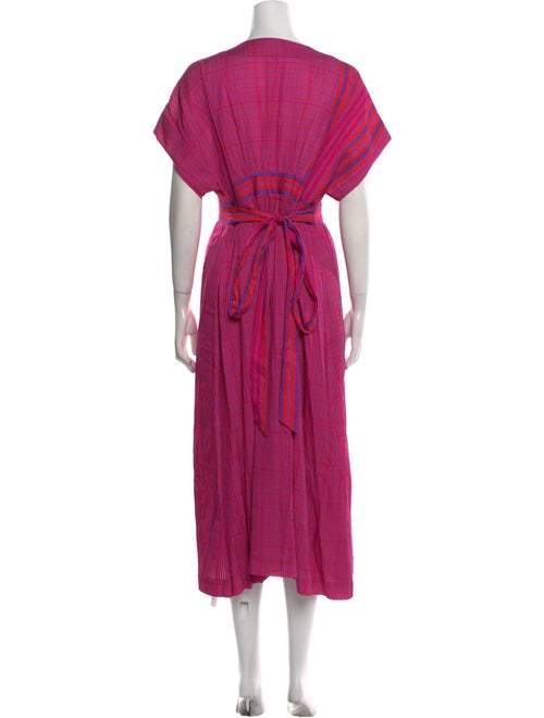 Hatch V-Neck Midi Length Dress