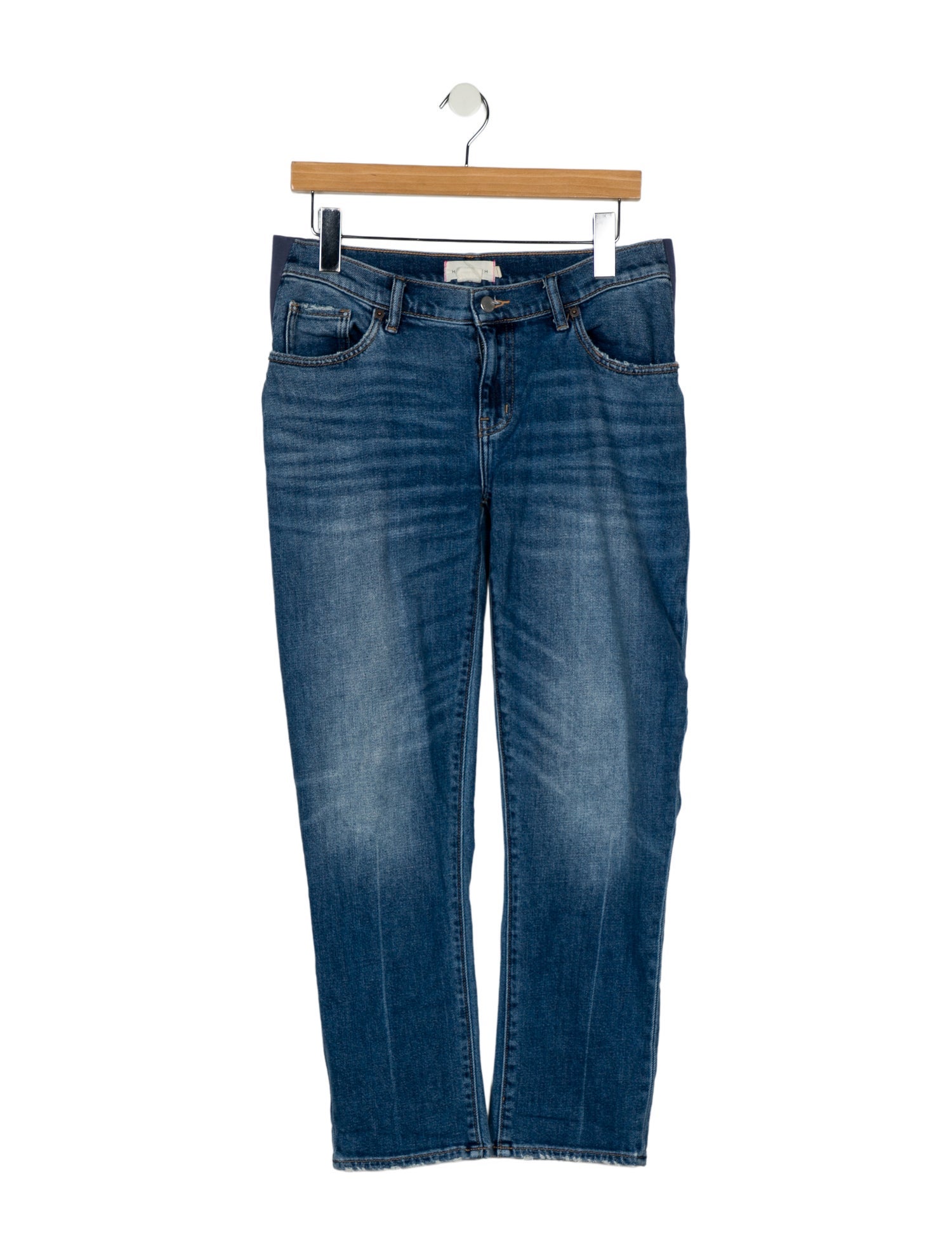 Hatch Mid-Rise Straight Leg Jeans
