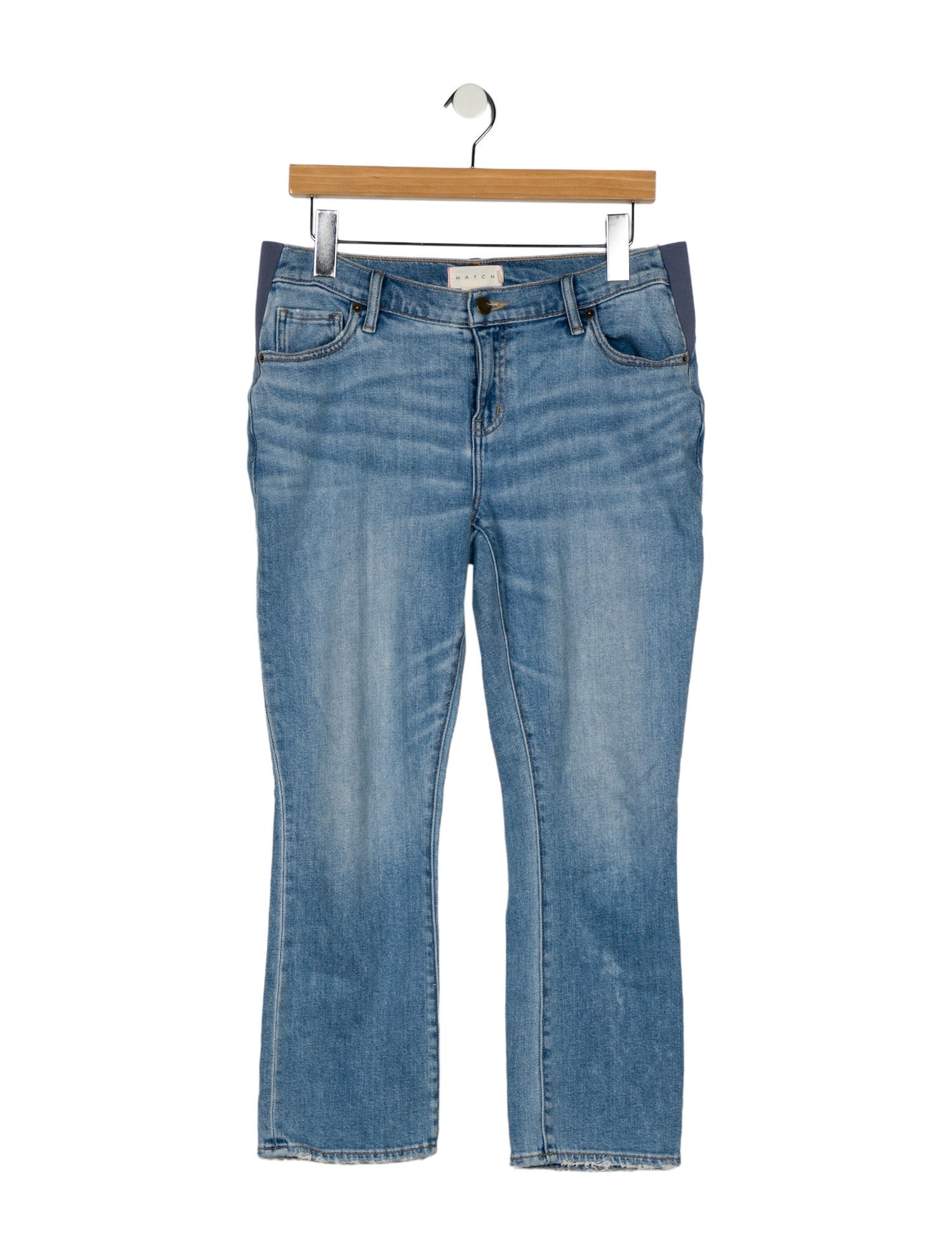 Hatch Mid-Rise Straight Leg Jeans