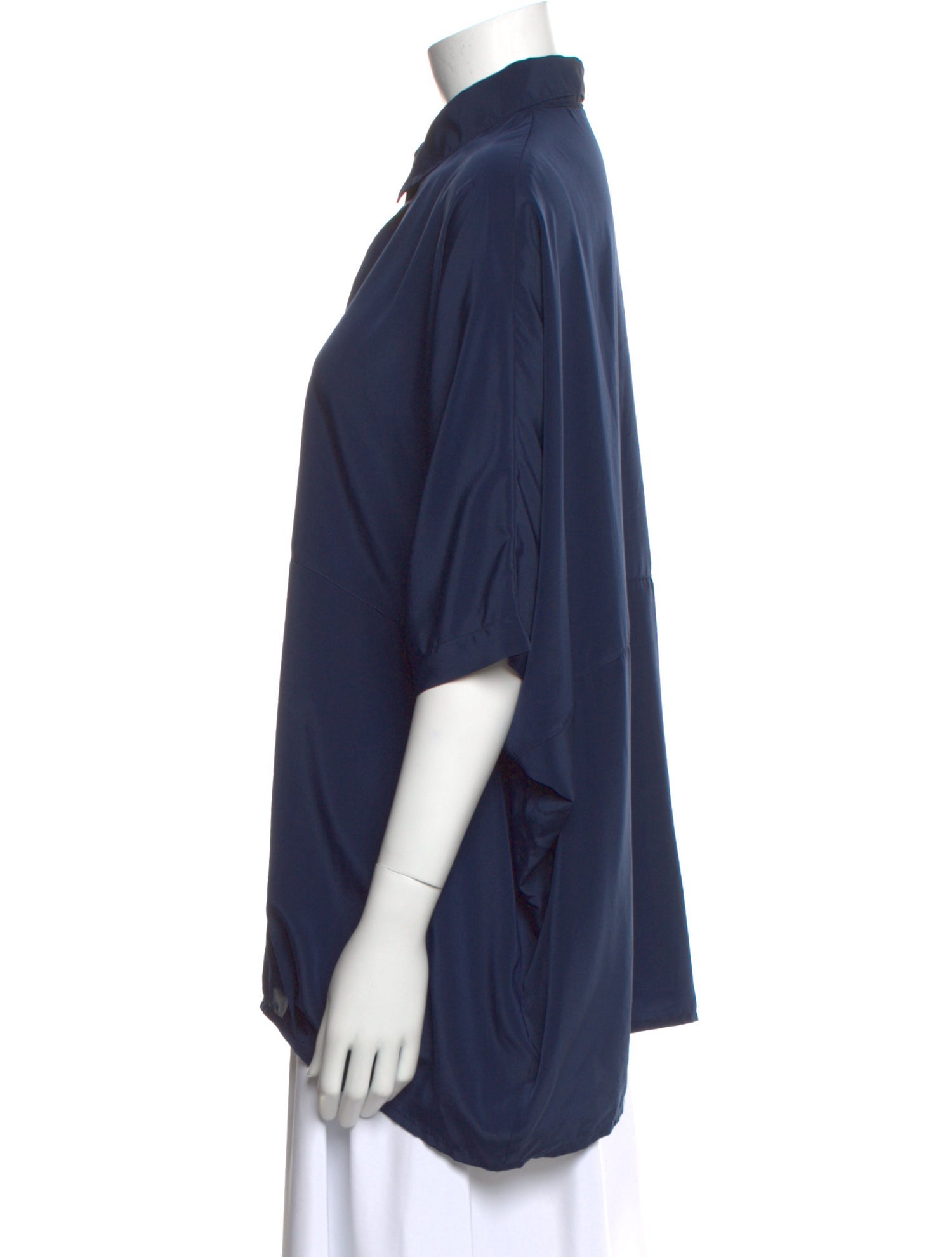 Hatch Three-Quarter Sleeve Button-Up Top