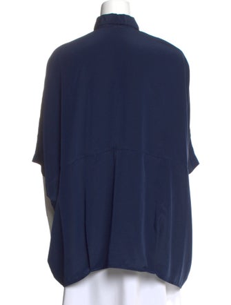 Hatch Three-Quarter Sleeve Button-Up Top