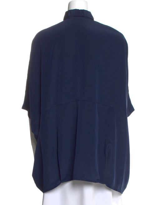 Hatch Three-Quarter Sleeve Button-Up Top