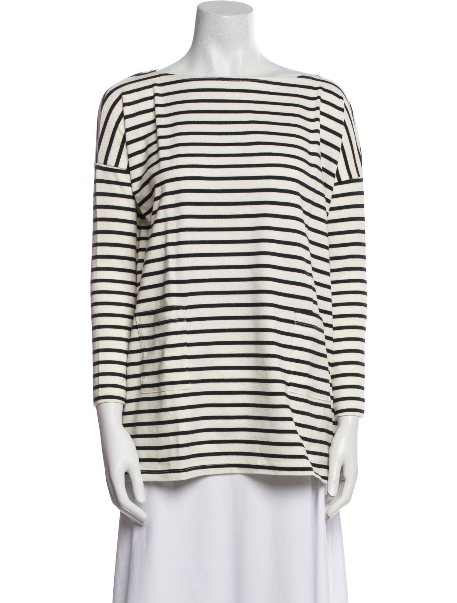 Hatch Striped Bateau Neckline Tunic w/ Tags