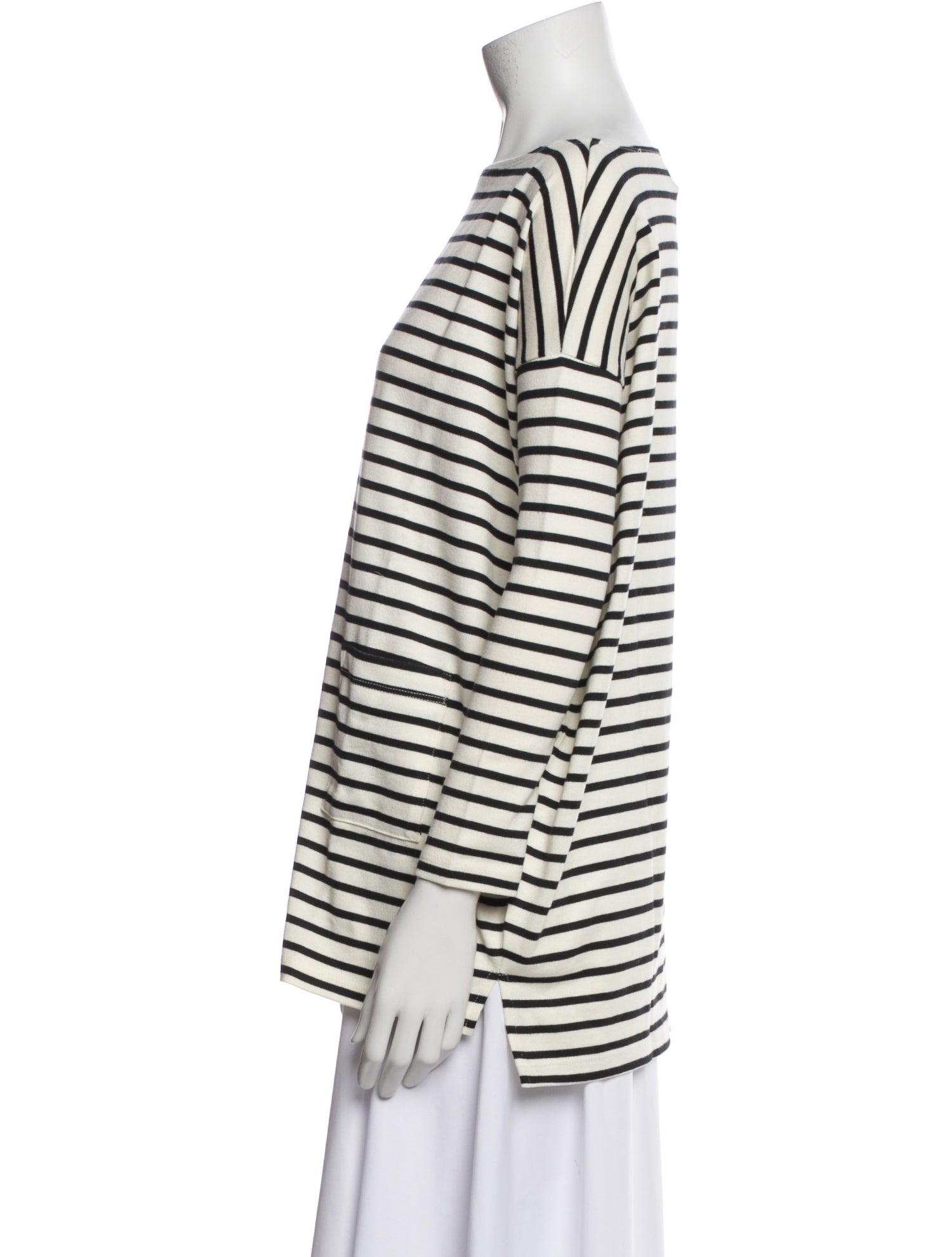 Hatch Striped Bateau Neckline Tunic w/ Tags