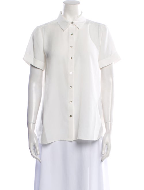 Hatch Short Sleeve Button-Up Top