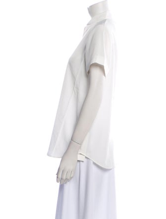 Hatch Short Sleeve Button-Up Top