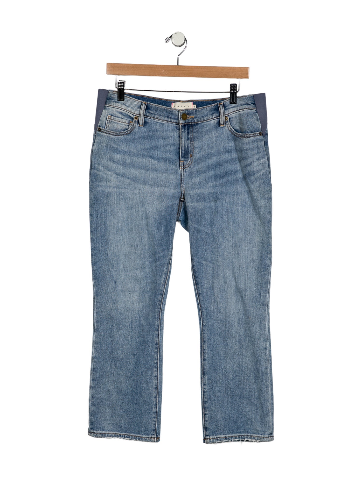 Hatch Mid-Rise Straight Leg Jeans