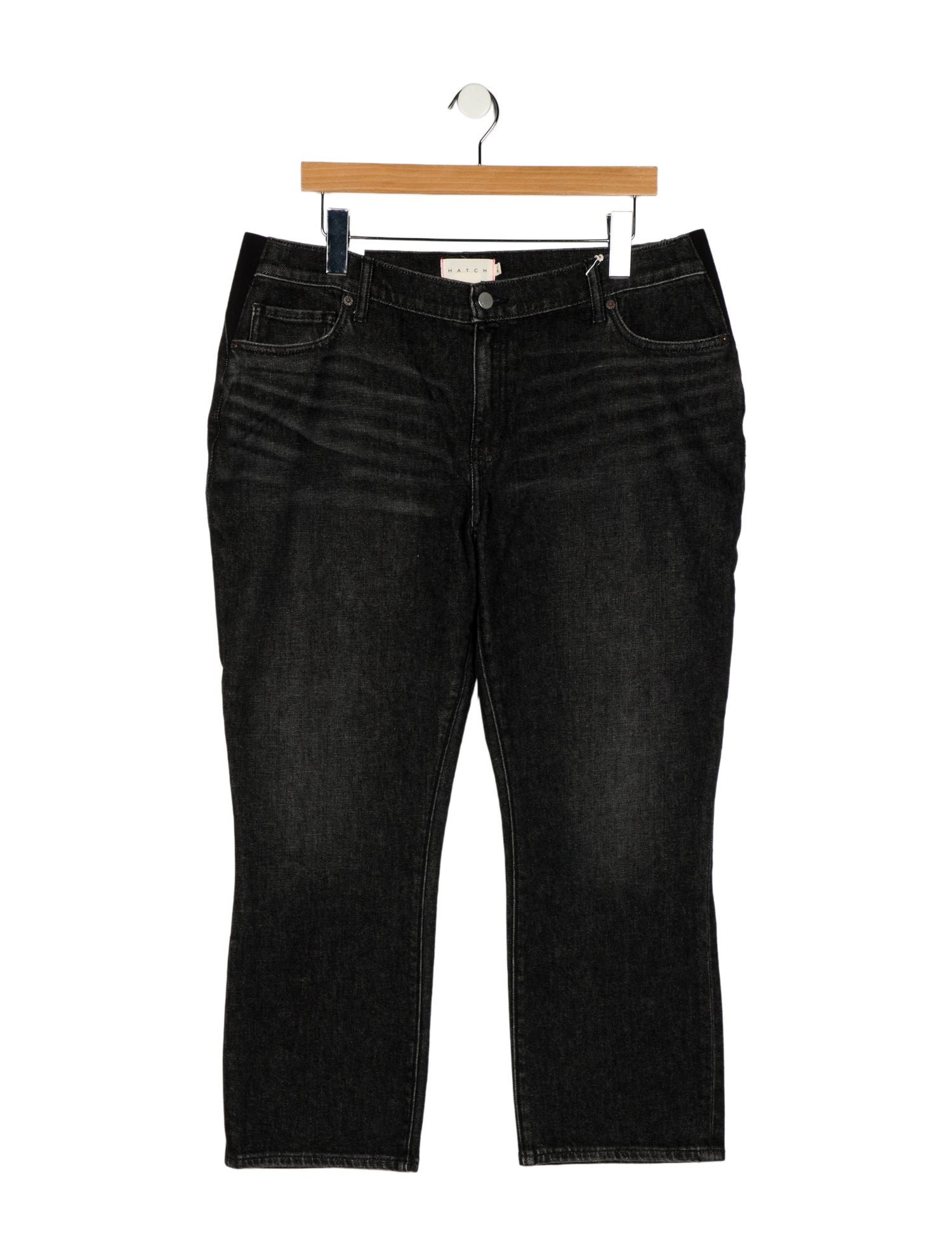 Hatch Mid-Rise Wide Leg Jeans