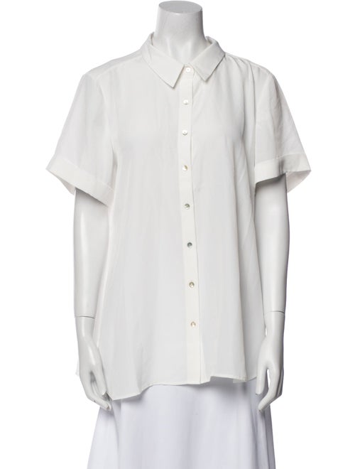 Hatch Short Sleeve Button-Up Top