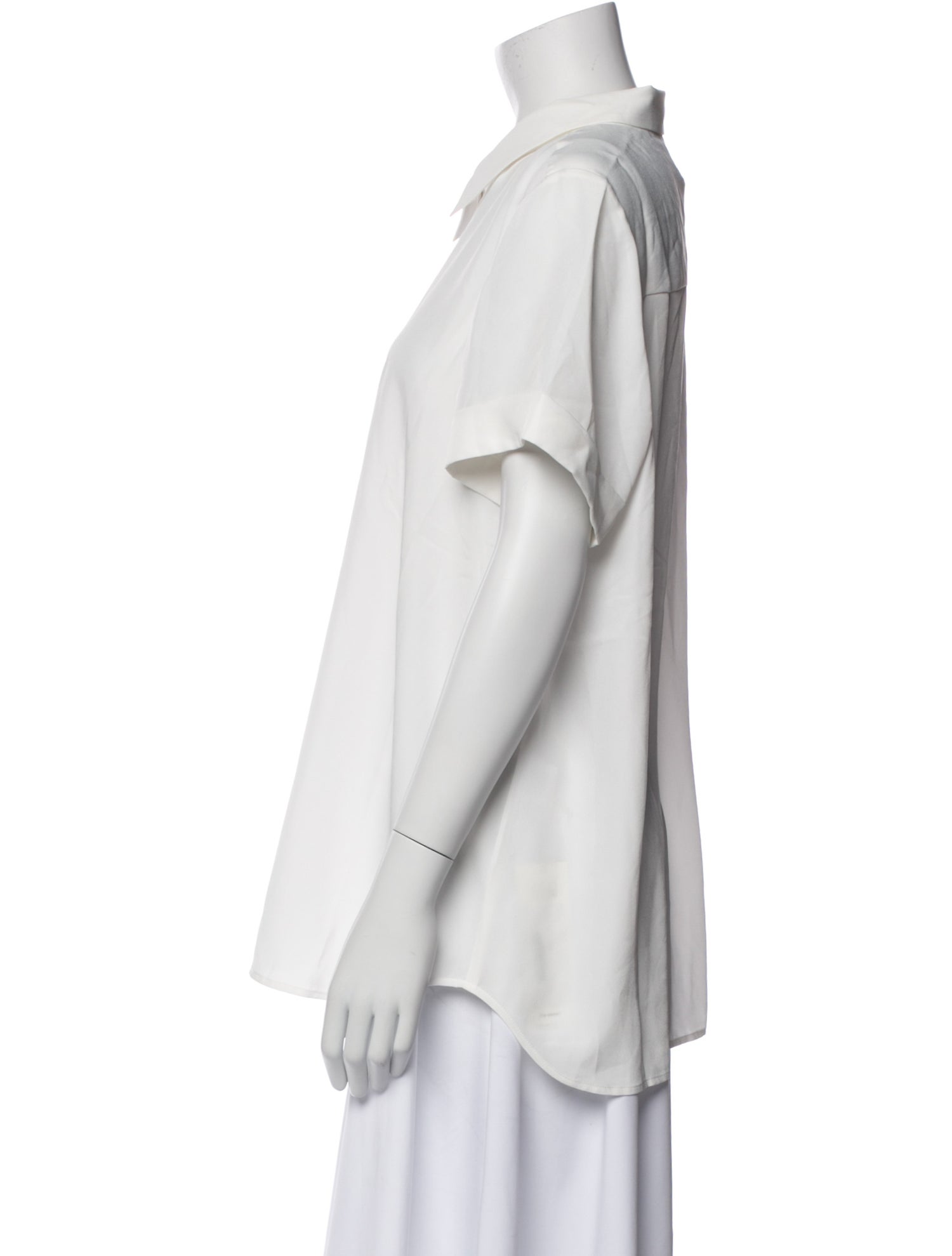 Hatch Short Sleeve Button-Up Top