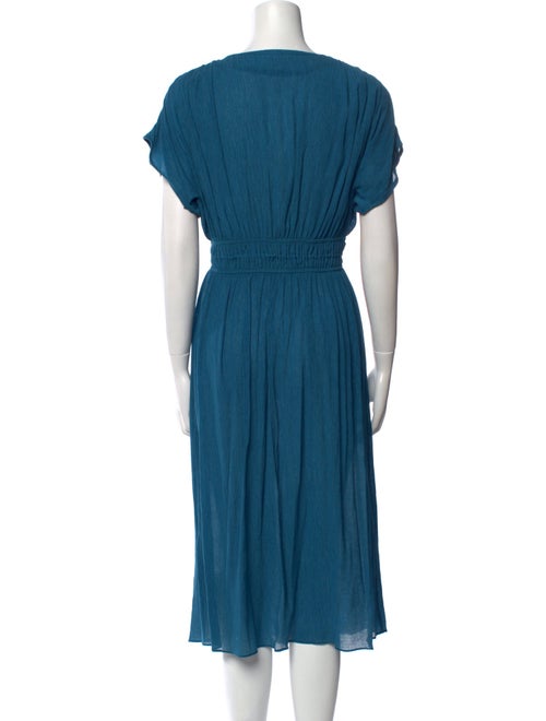 Hatch V-Neck Midi Length Dress