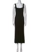 Hatch Square Neckline Midi Length Dress