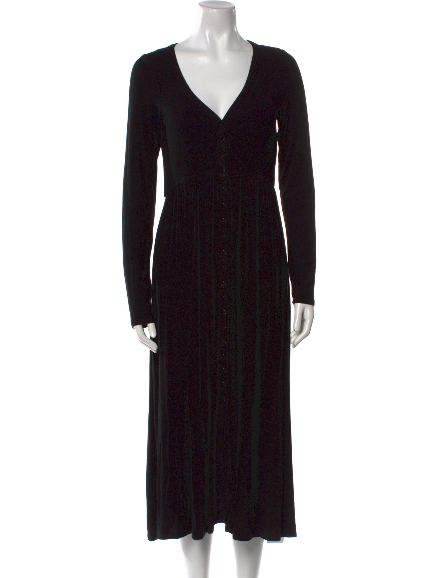 Hatch V-Neck Midi Length Dress