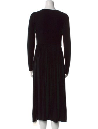 Hatch V-Neck Midi Length Dress