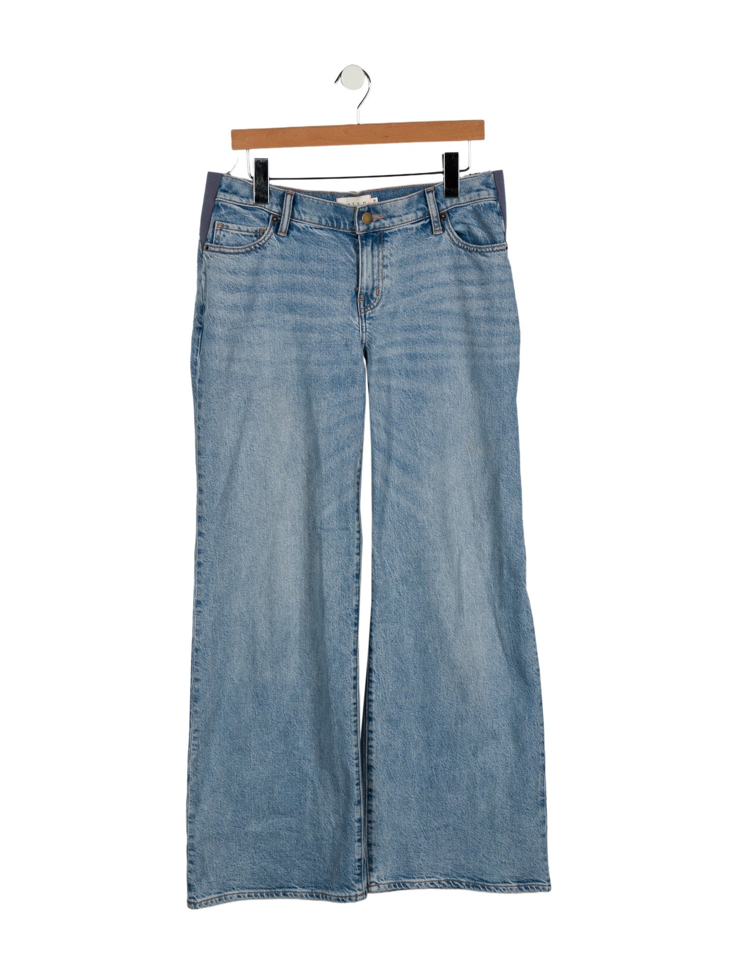 Hatch Mid-Rise Wide Leg Jeans
