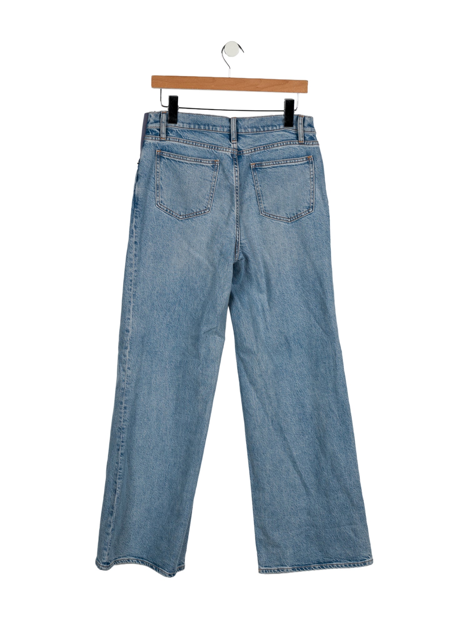 Hatch Mid-Rise Wide Leg Jeans