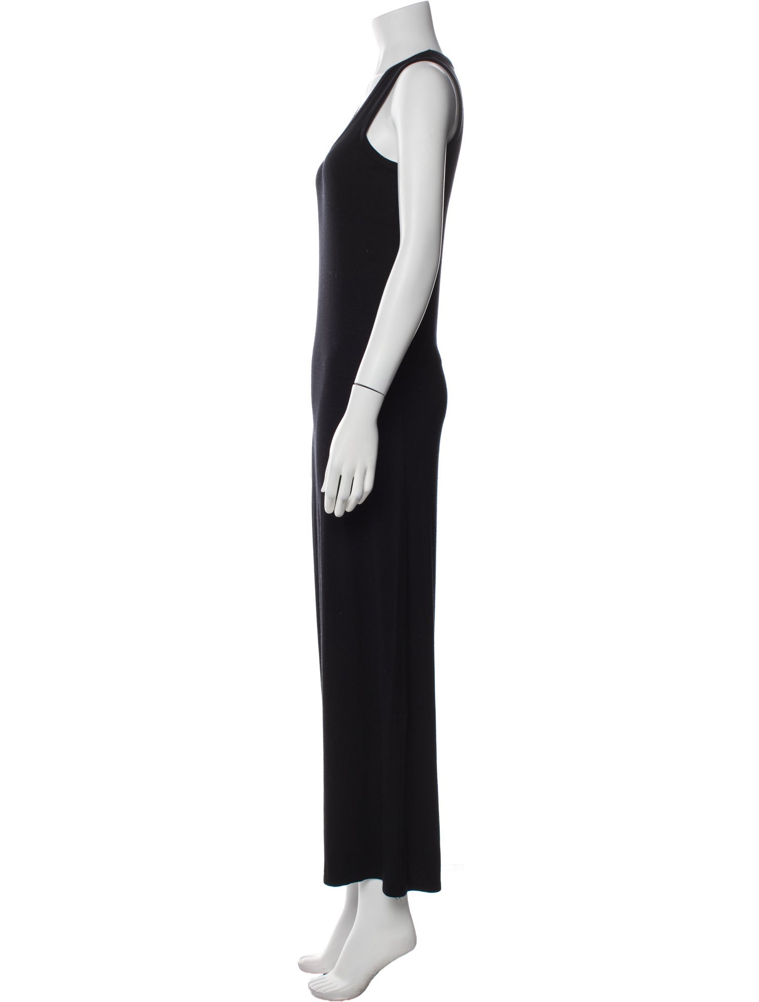 Hatch Scoop Neck Long Dress