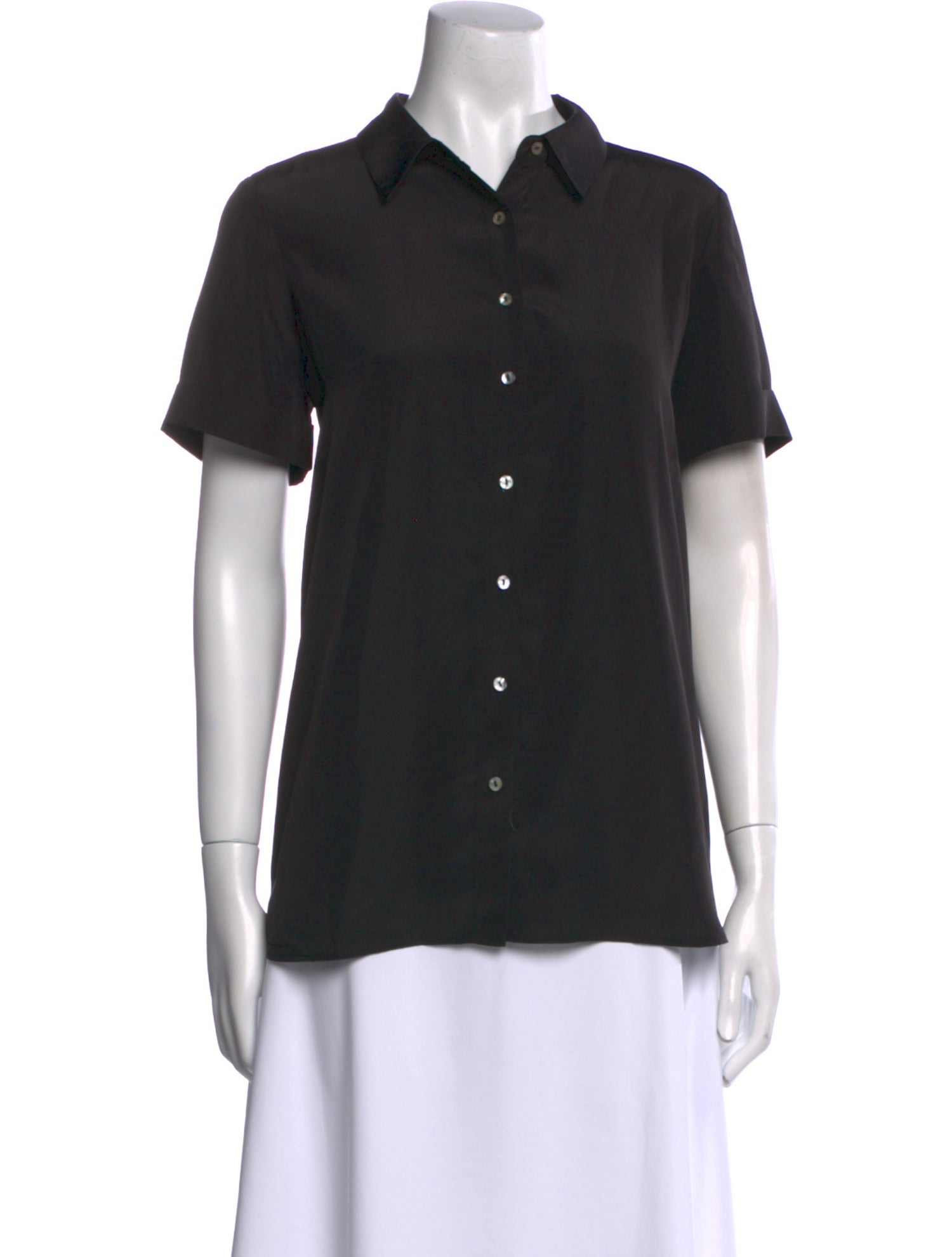 Hatch Short Sleeve Button-Up Top
