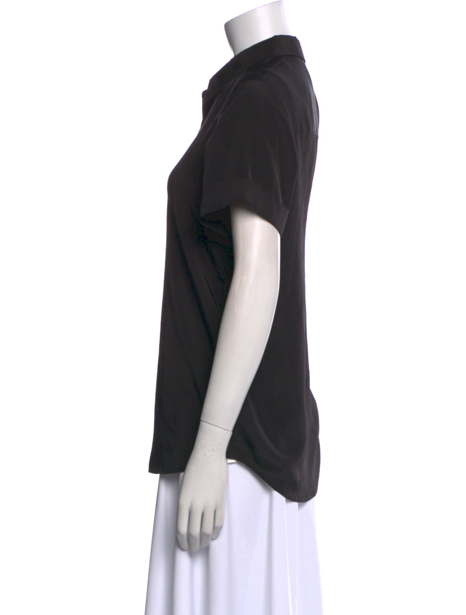 Hatch Short Sleeve Button-Up Top