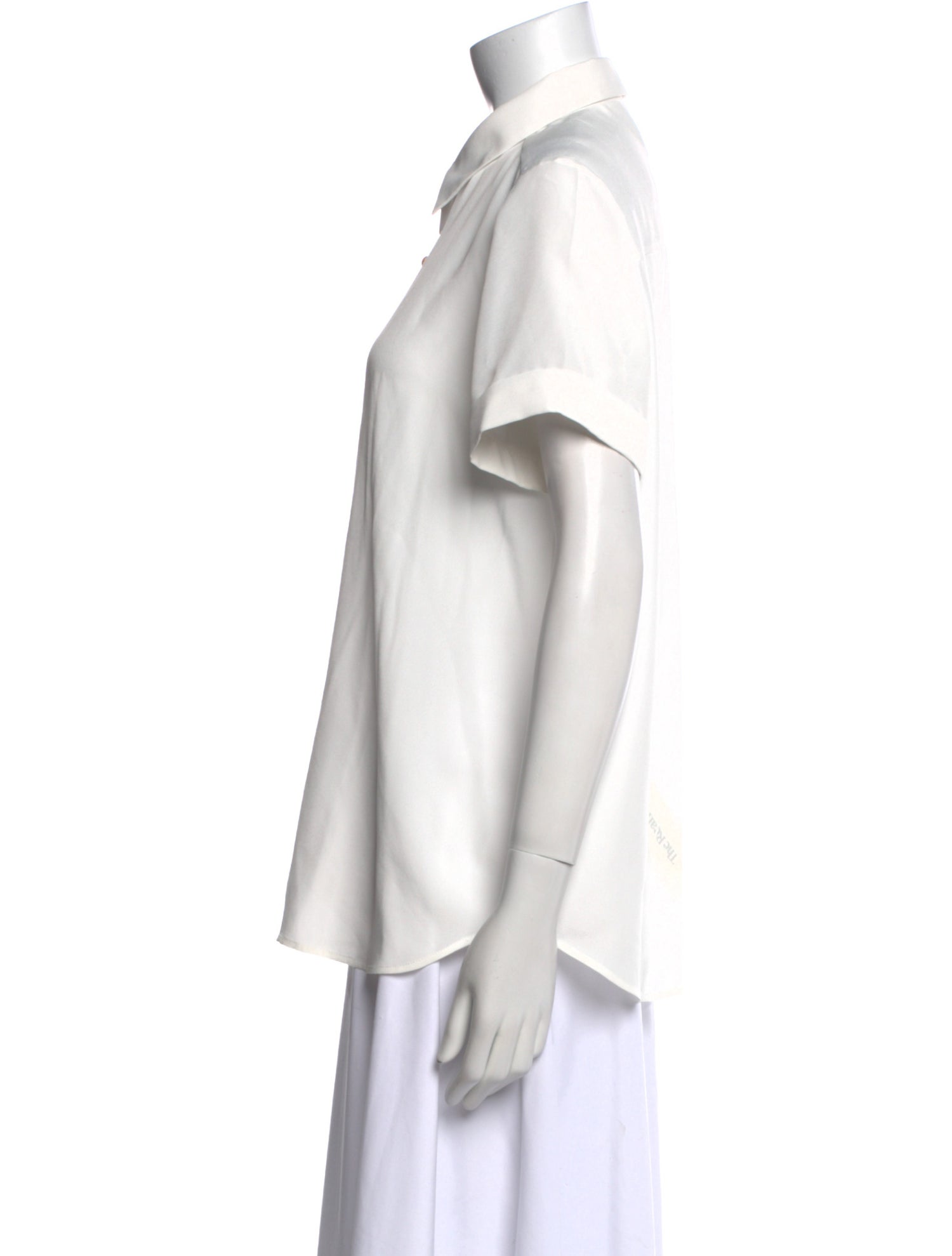 Hatch Short Sleeve Button-Up Top