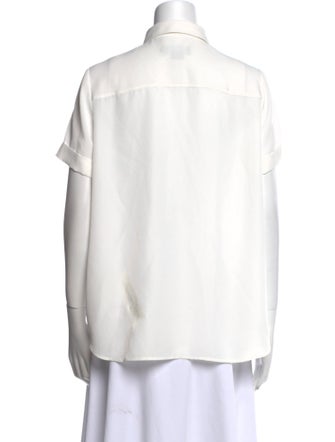 Hatch Short Sleeve Button-Up Top