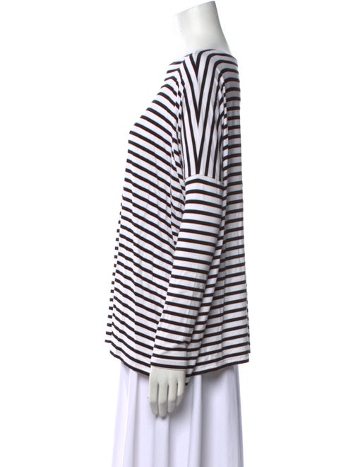 Hatch Striped Bateau Neckline T-Shirt