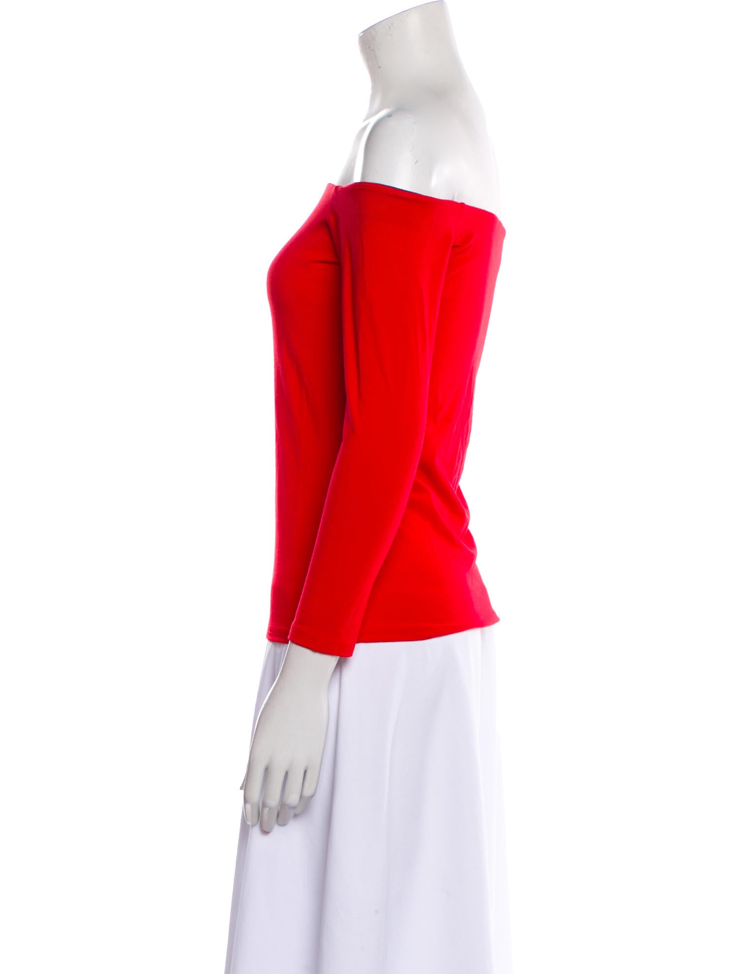 Hatch Off-The-Shoulder Three-Quarter Sleeve Top