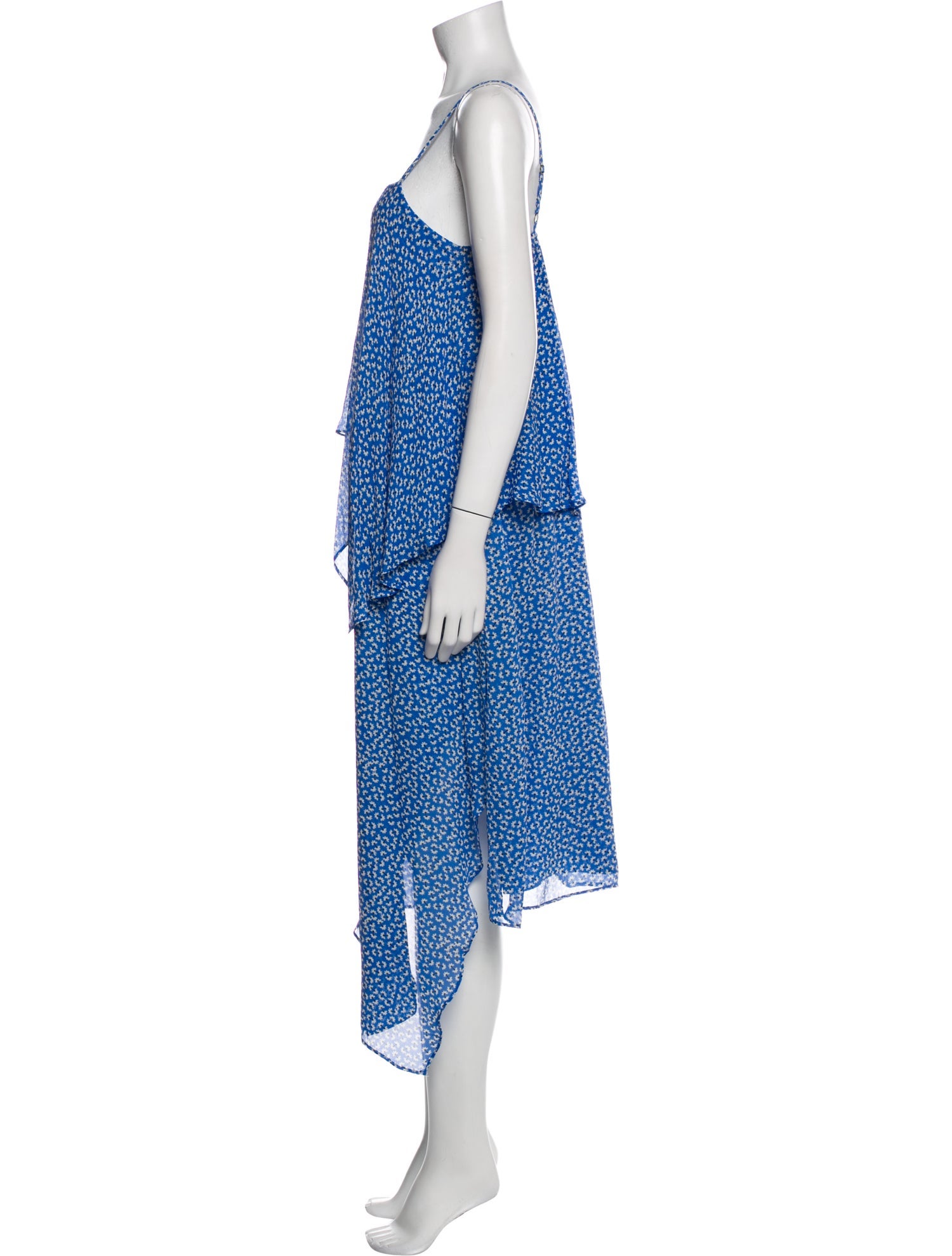 Hatch Printed Midi Length Dress