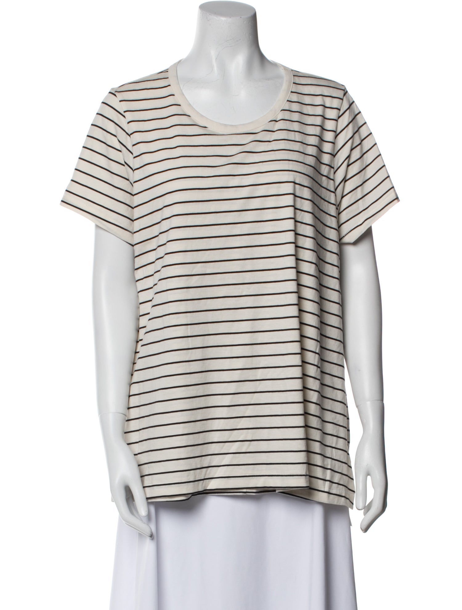 Hatch Striped Scoop Neck T-Shirt