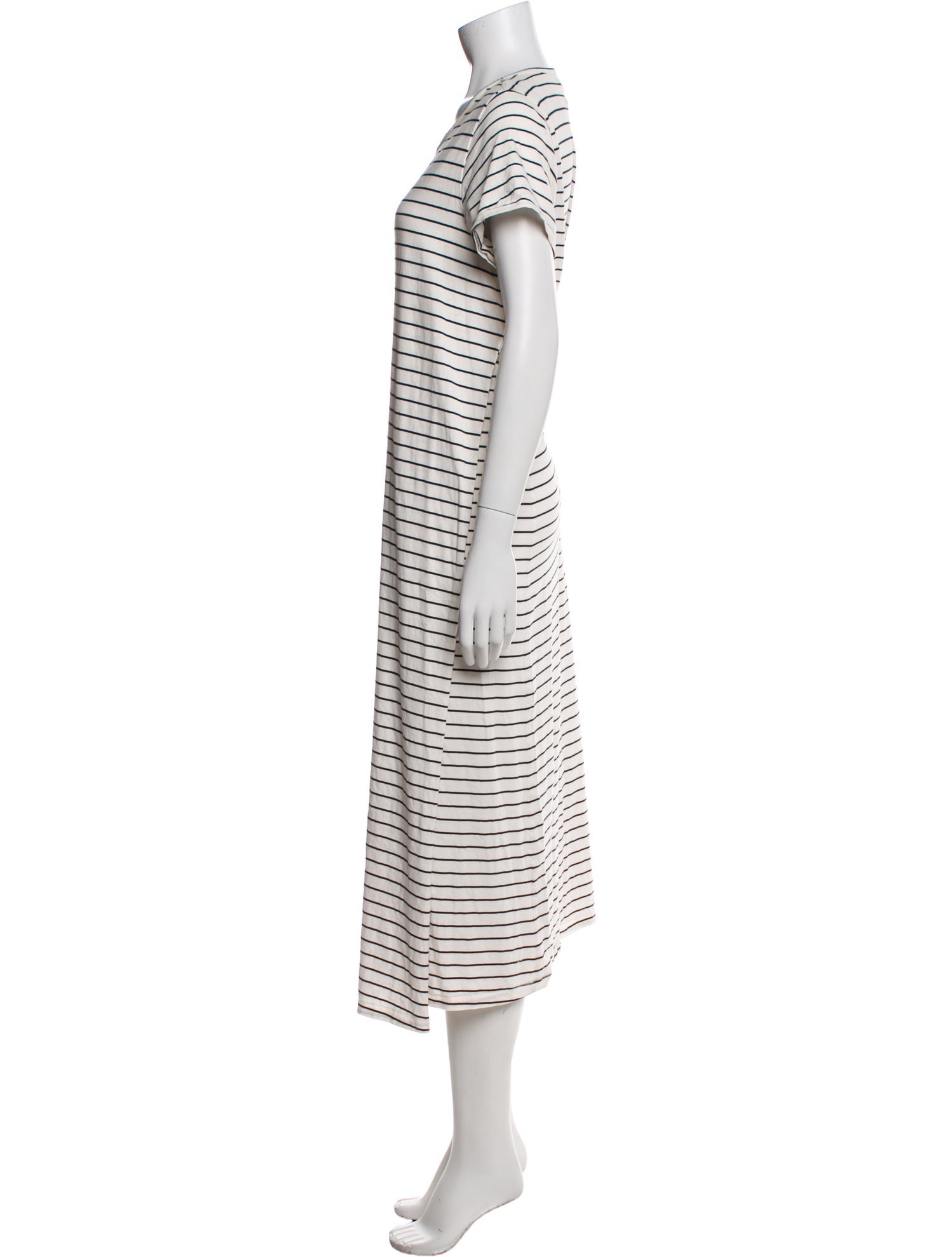 Hatch Striped Midi Length Dress