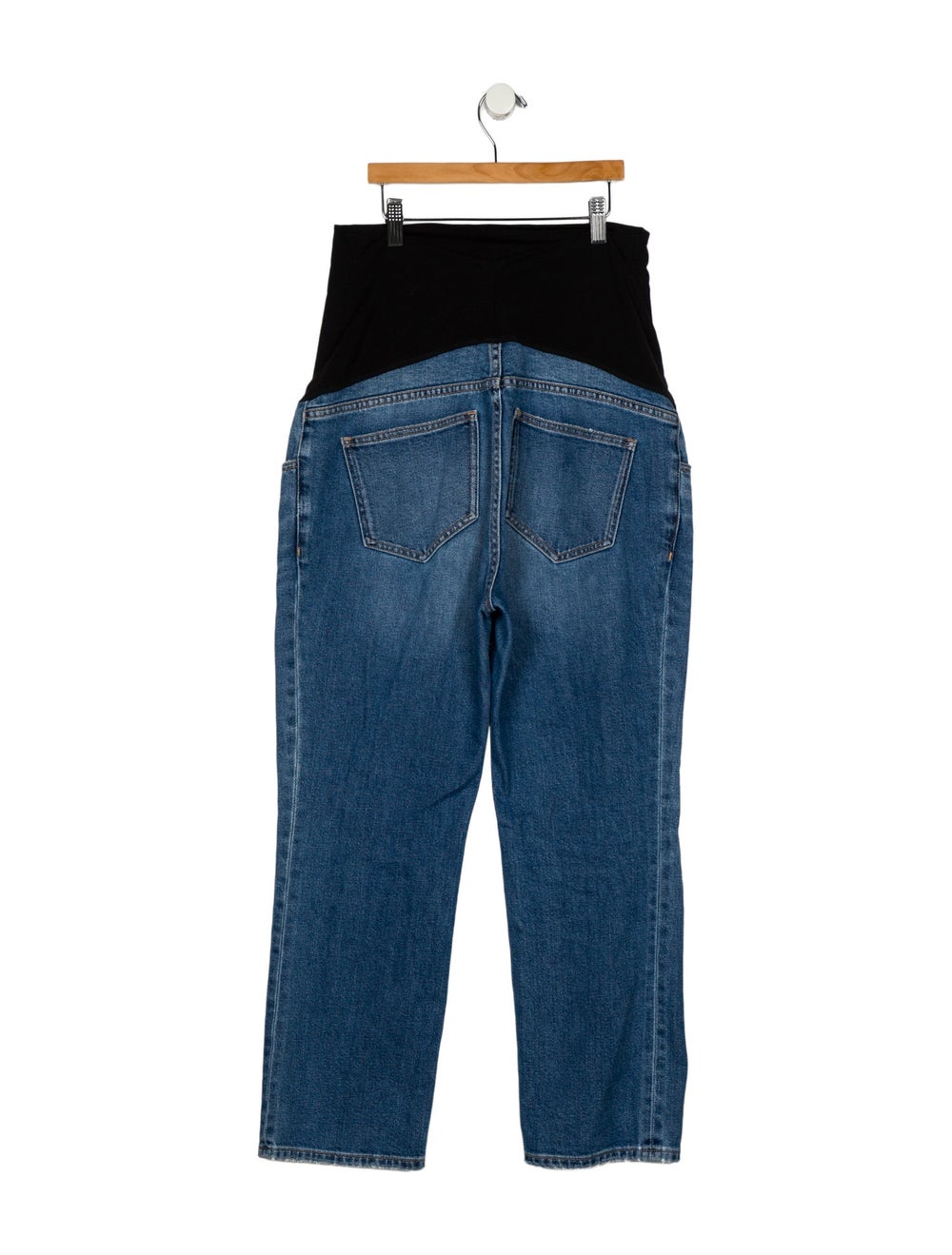 Hatch High-Rise Straight Leg Jeans - Blue, 14