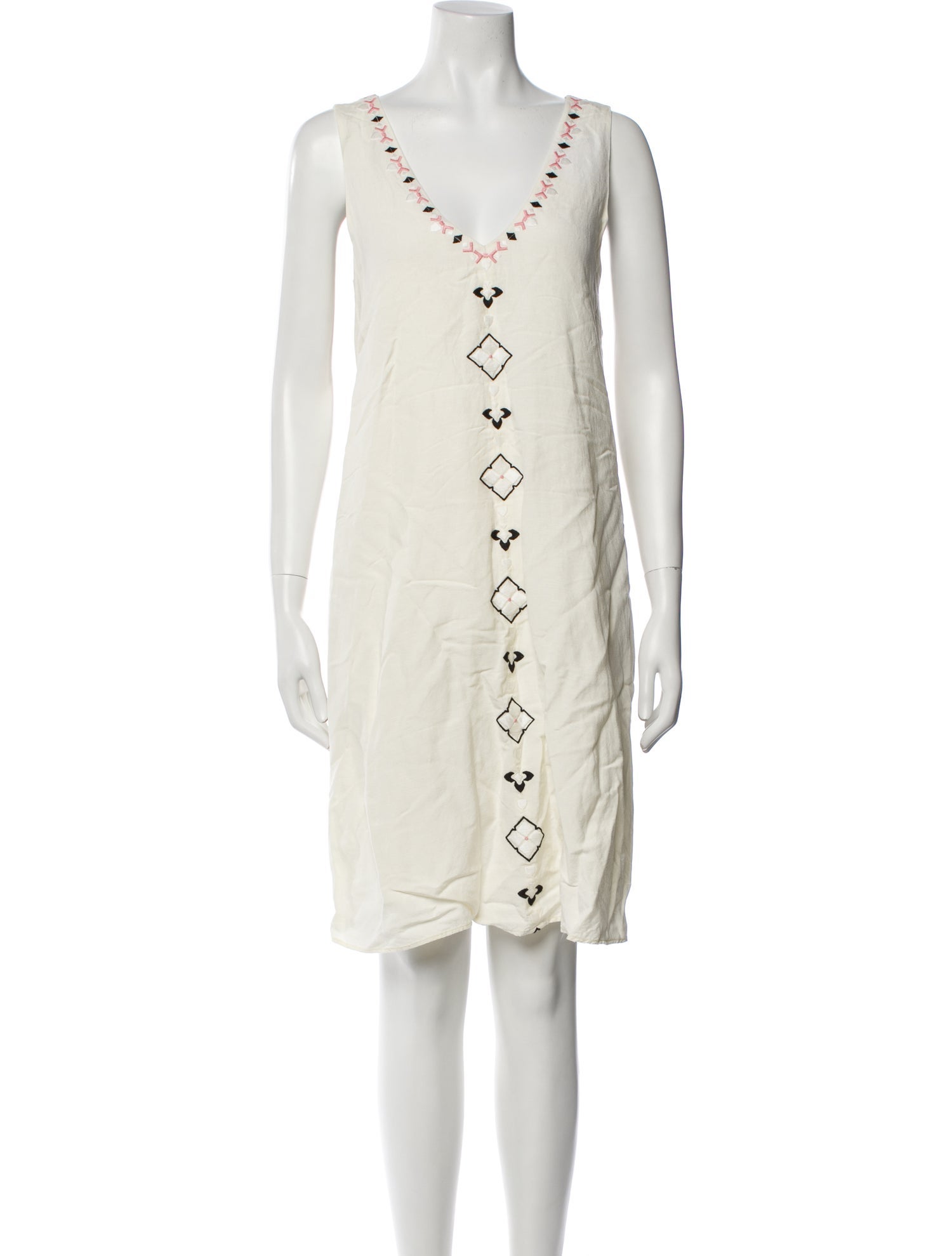 Hatch Linen Mini Dress
