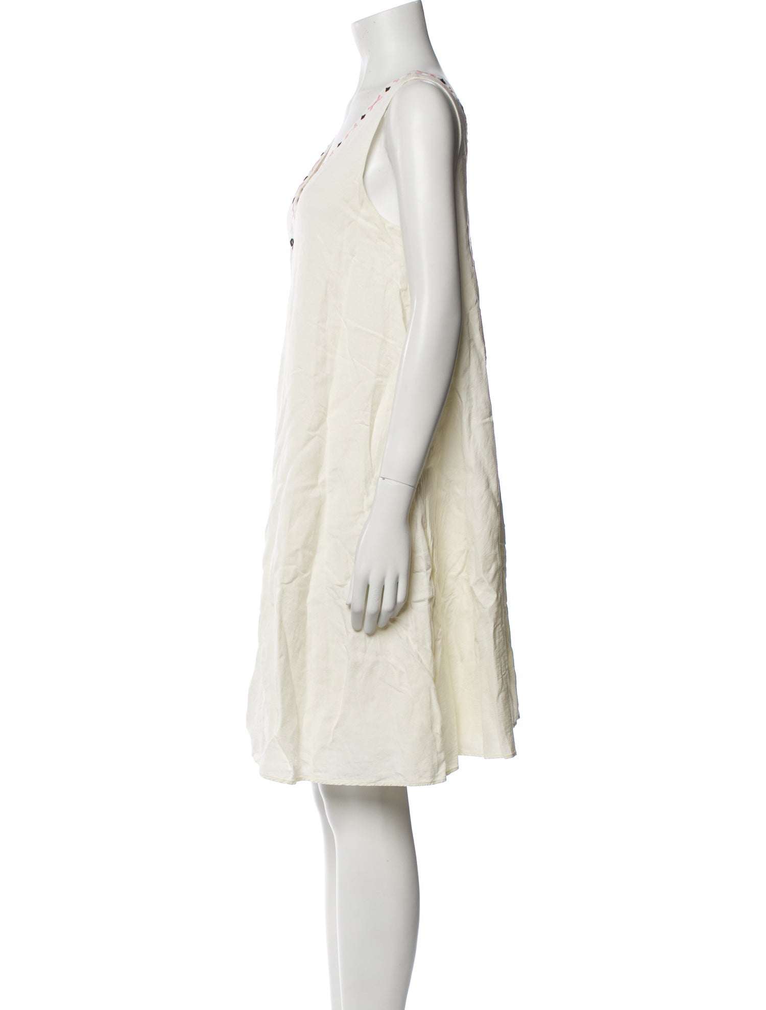 Hatch Linen Mini Dress