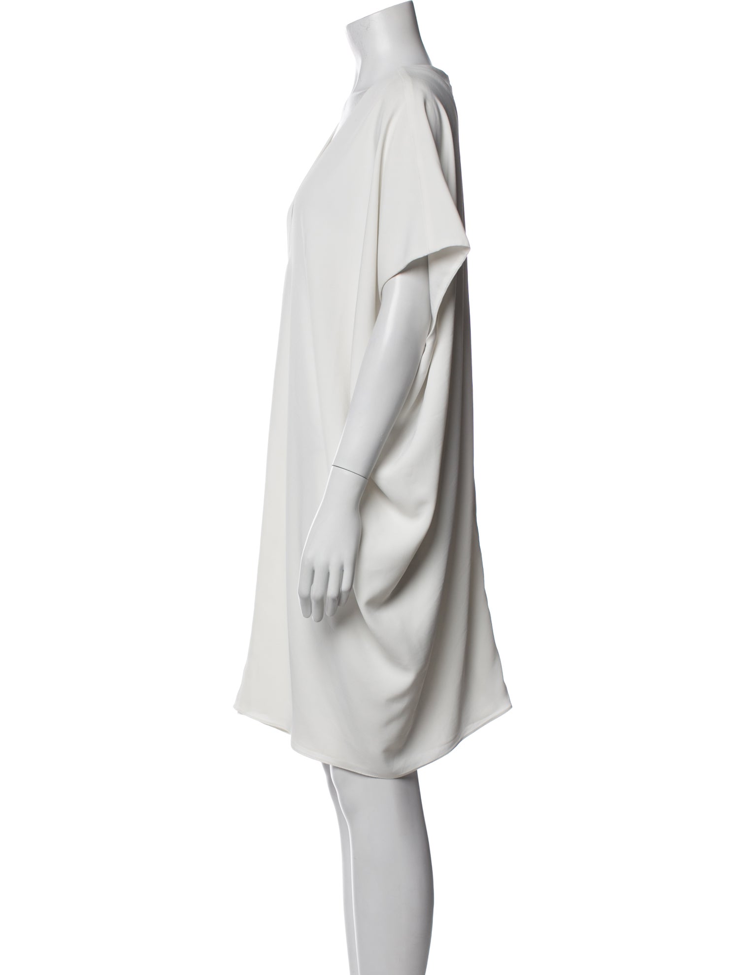 Hatch V-Neck Knee-Length Dress