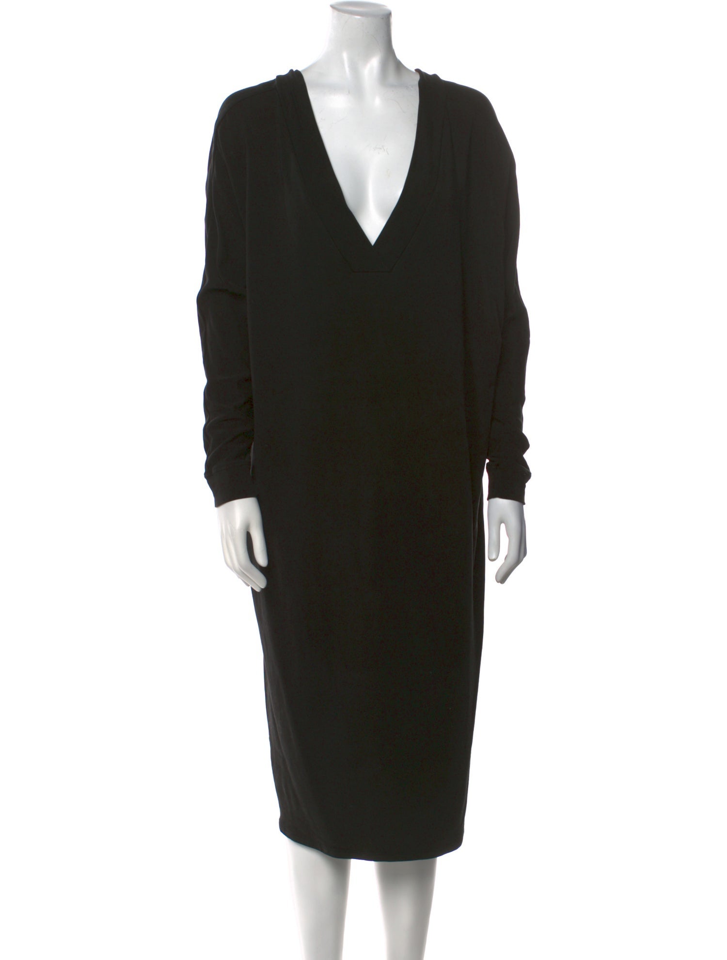 Hatch V-Neck Midi Length Dress