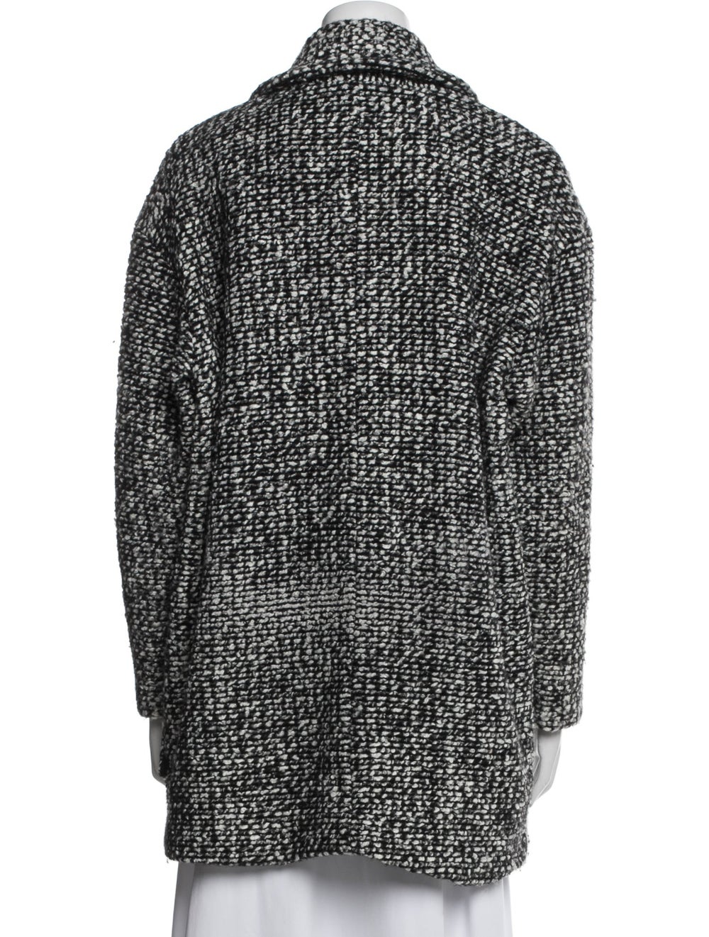 Hatch Jacket Black Printed Pointed Collar Patch P… - image 3