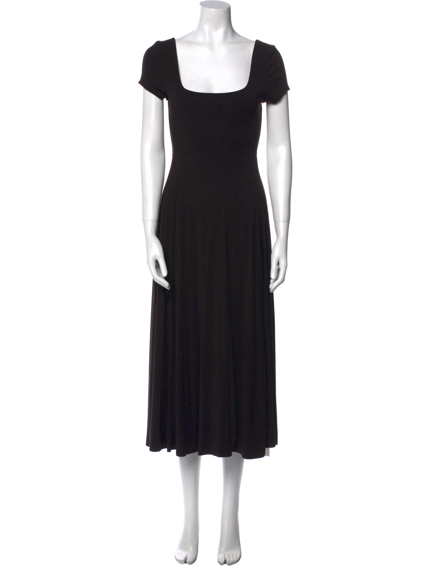 Hatch Square Neckline Midi Length Dress