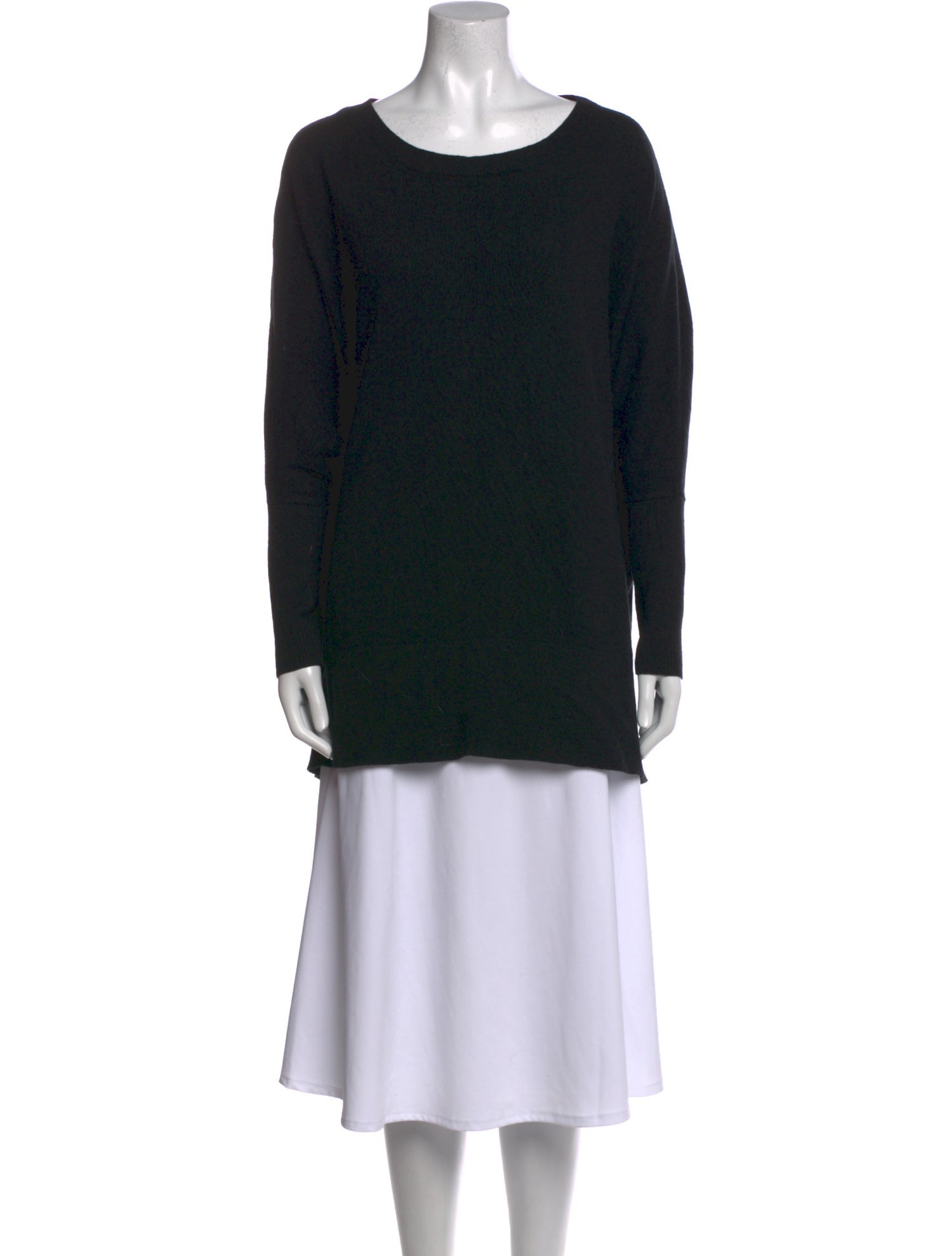Hatch Cashmere Bateau Neckline Tunic