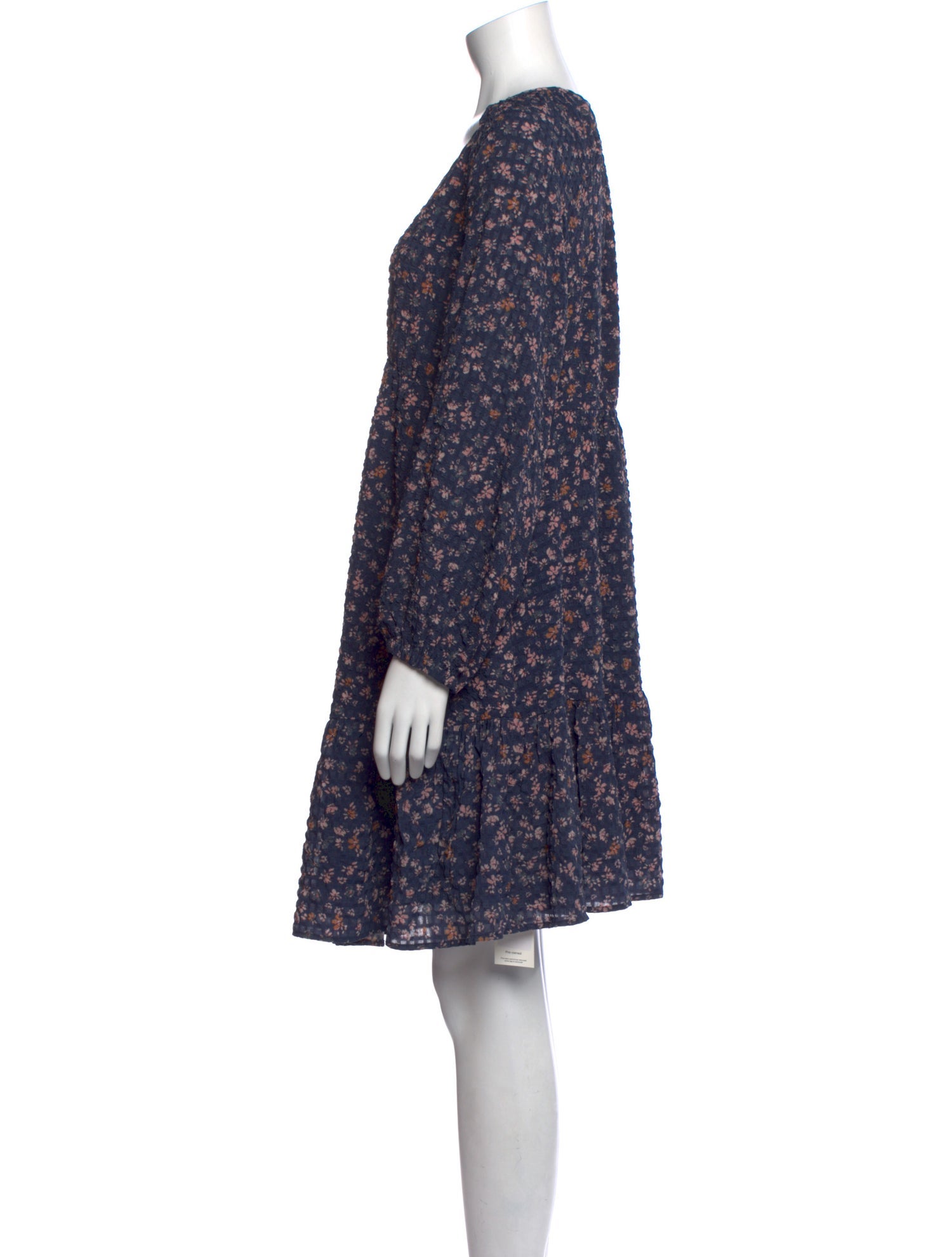 Hatch Floral Print Mini Dress