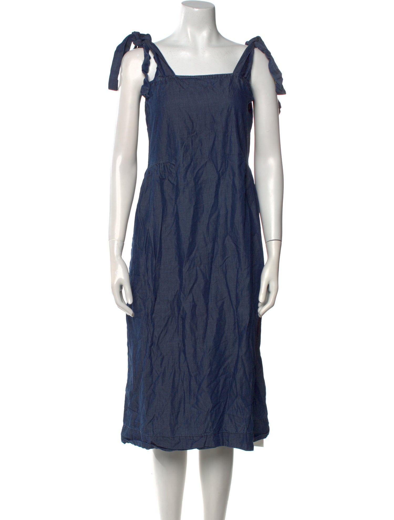 Hatch Square Neckline Midi Length Dress