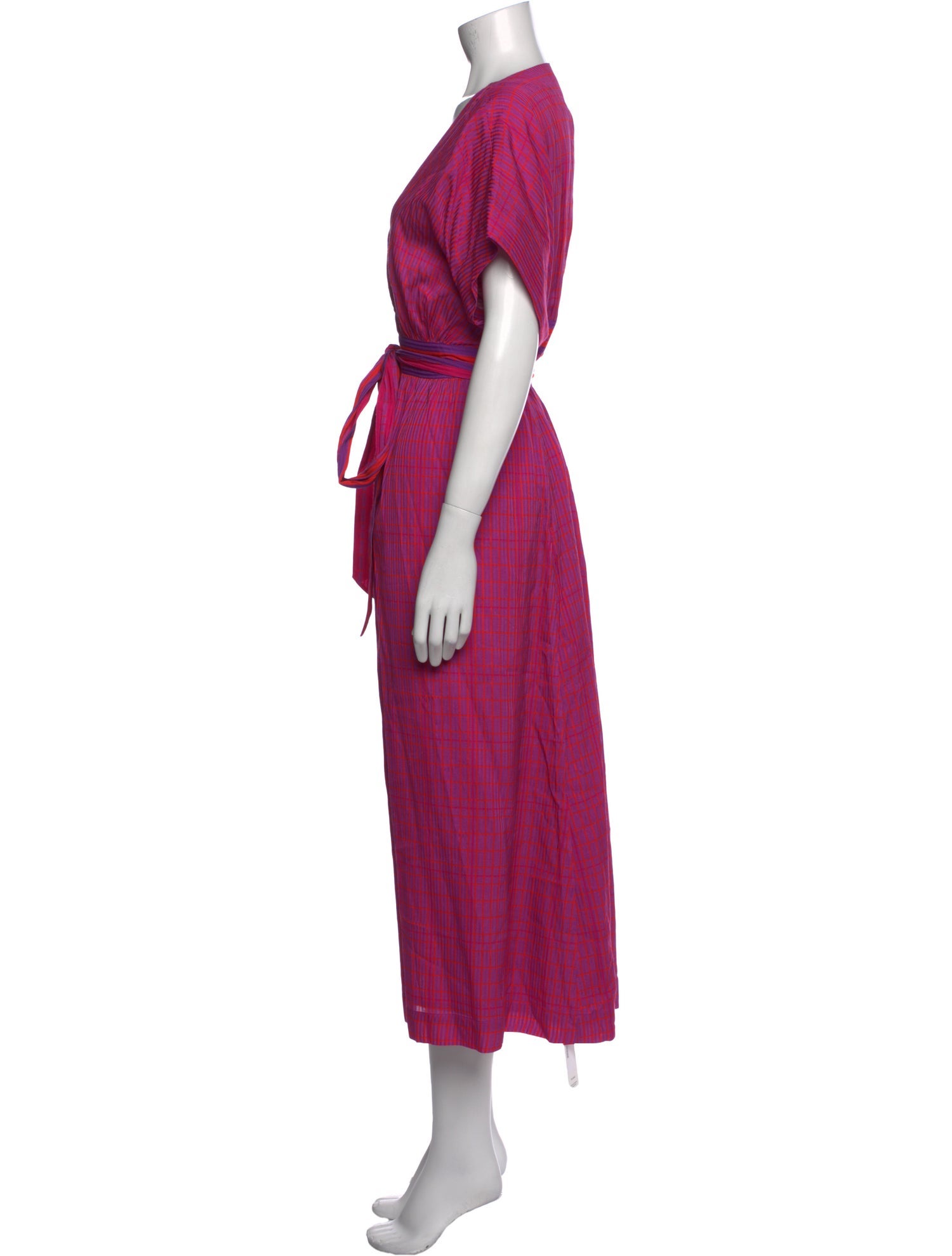 Hatch V-Neck Midi Length Dress