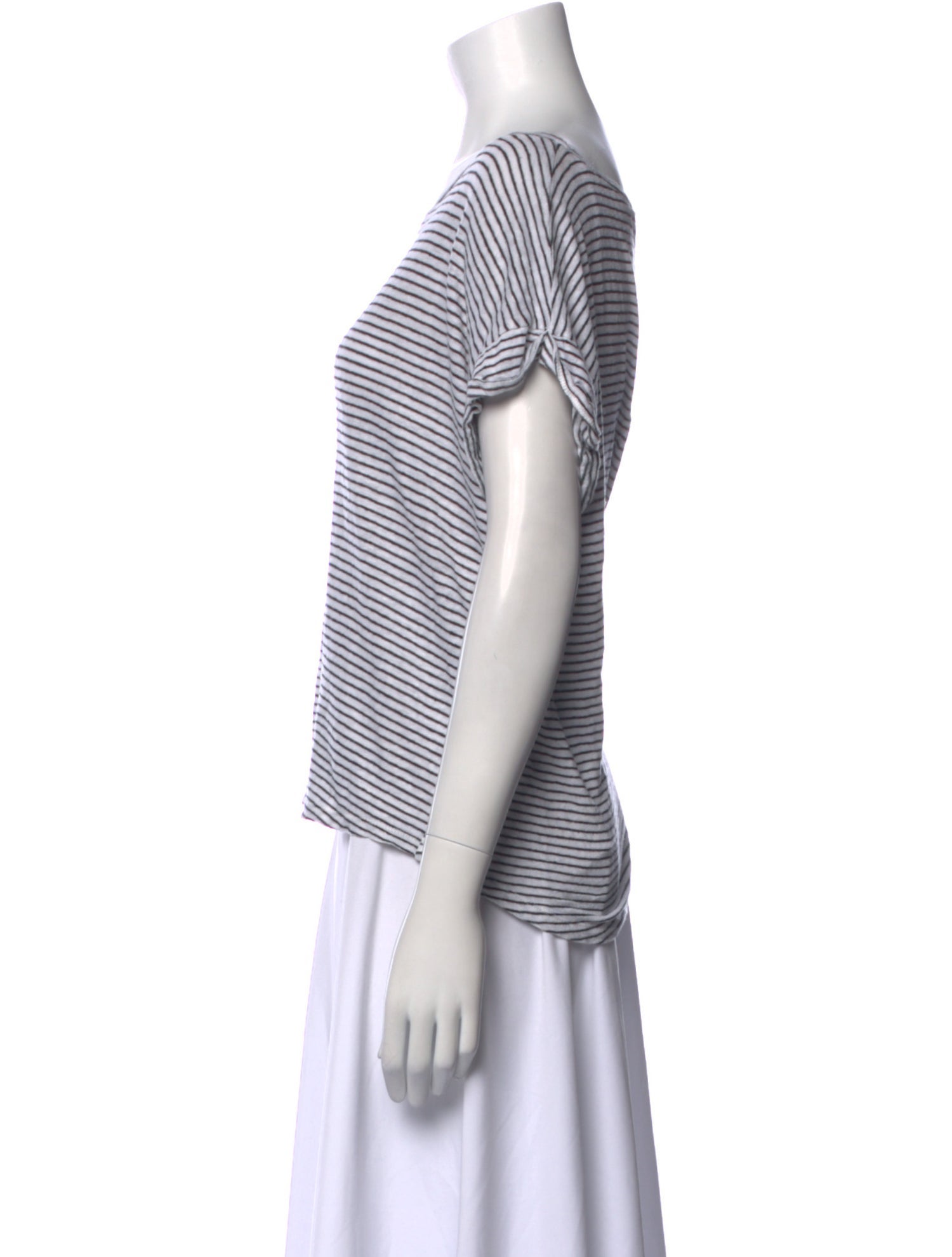 Hatch Linen Striped T-Shirt