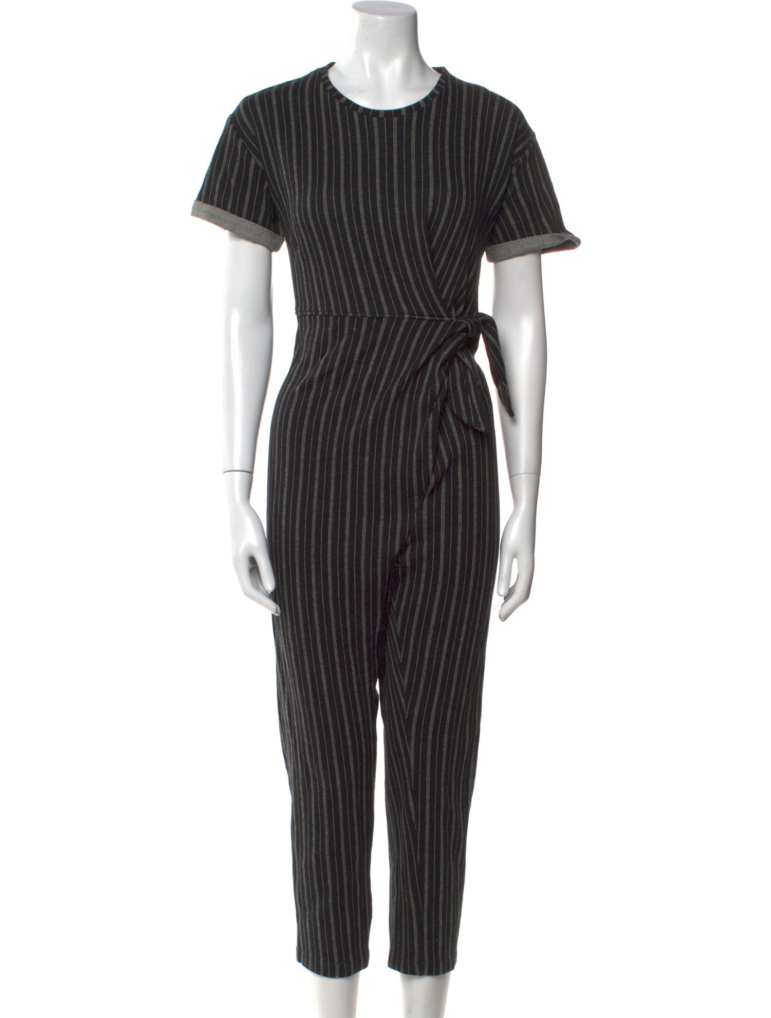 Hatch Striped Crew Neck Jumpsuit