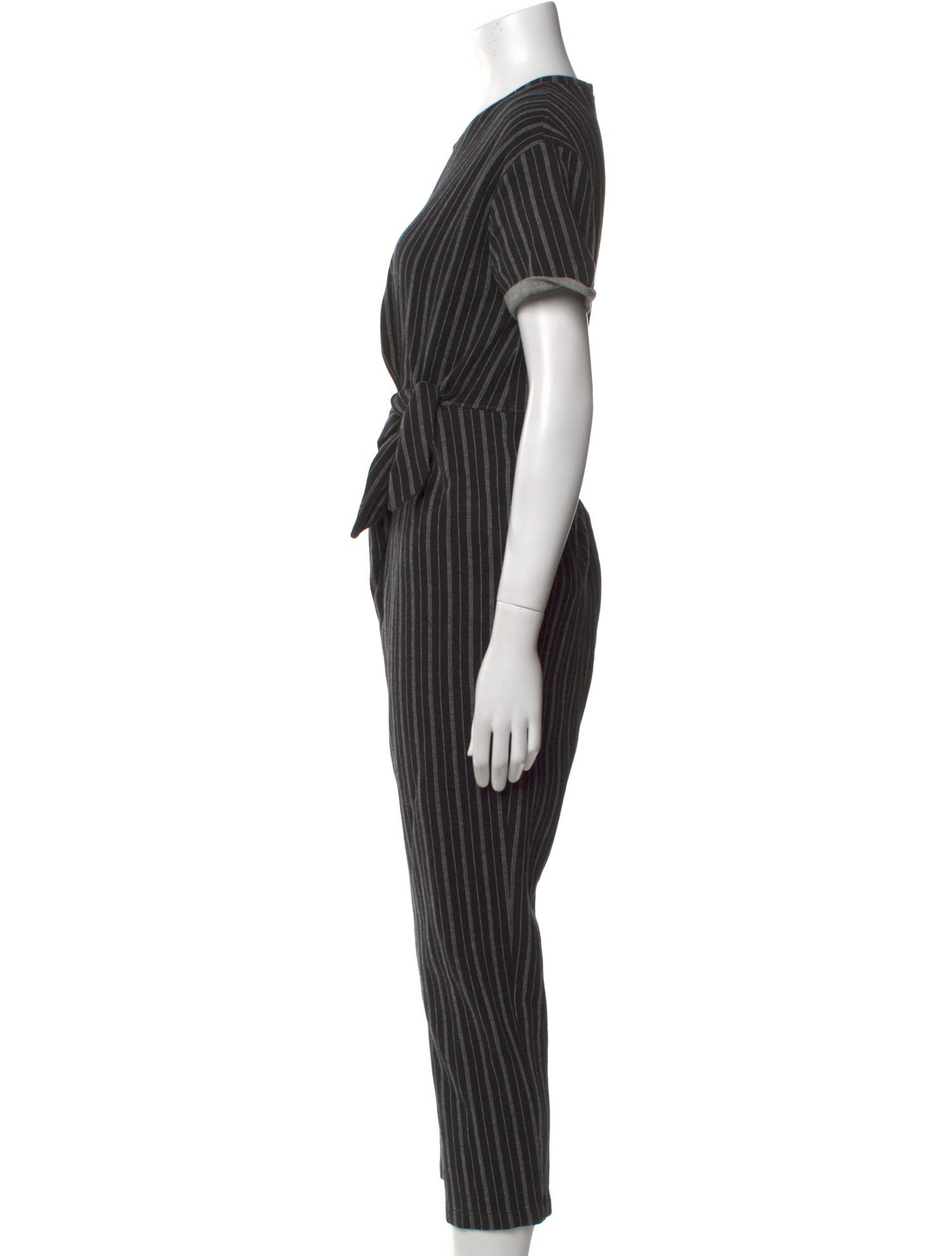 Hatch Striped Crew Neck Jumpsuit